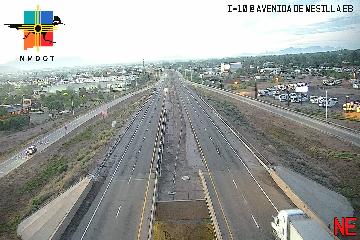 I-10 & Avenida De Mesilla traffic camera, view east, Las Cruces