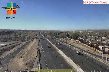 Live I-25 Webcam – Cesar Chavez Blvd (Looking South), Albuquerque, NM