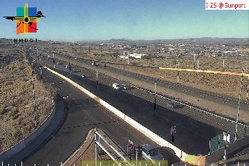Live I-25 Traffic Webcam – Sunport Blvd, Albuquerque (South View), NM