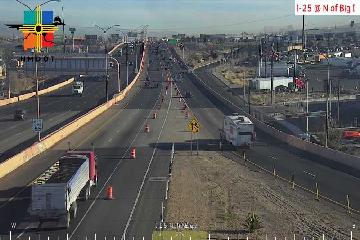 Live I-25 Webcam – North of the Big I (Looking North), Albuquerque, NM