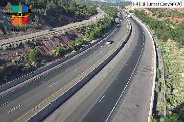 I-40 & Sunset Canyon traffic camera, Tijeras