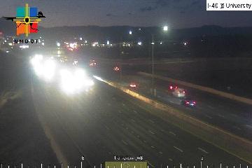 I-40 & University traffic camera, Albuquerque, New Mexico