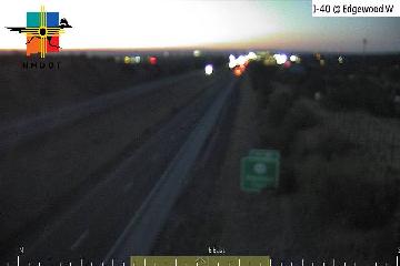 I-40 & West of Edgewood traffic camera, Edgewood, New Mexico