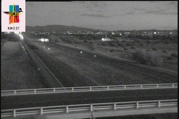 I-40 & Williams Ranch Road traffic camera, view east, Edgewood, New Mexico