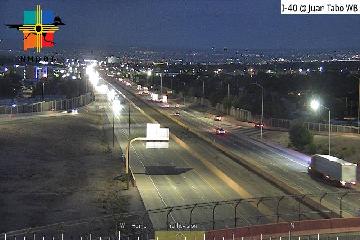 I-40 & Juan Tabo traffic camera, view west, Albuquerque, New Mexico