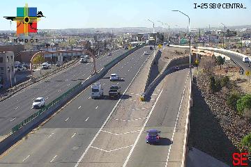 Live I-25 Southbound Webcam – Central Ave Overpass (Southbound On-ramp), Albuquerque, NM