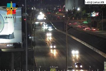 I-40 & Lomas traffic camera, view west, Albuquerque, New Mexico