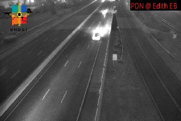 Paseo Del Norte & Edith traffic camera, view east, Albuquerque, New Mexico