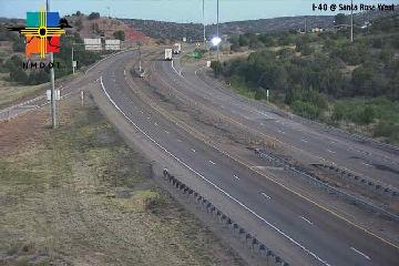 I-40 & Santa Rosa West traffic camera, Santa Rosa, New Mexico
