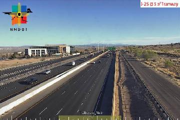 Live I-25 Webcam – South of Tramway(Looking North), Albuquerque, NM