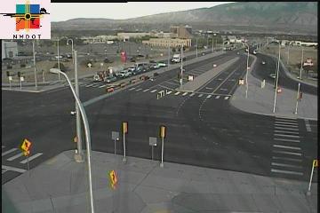 US 550 & NM 528 traffic camera, view east, Rio Rancho